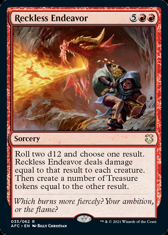 Reckless Endeavor [Dungeons & Dragons: Adventures in the Forgotten Realms Commander] - Magic: The Gathering - Card Brawlers | Quebec | Canada |