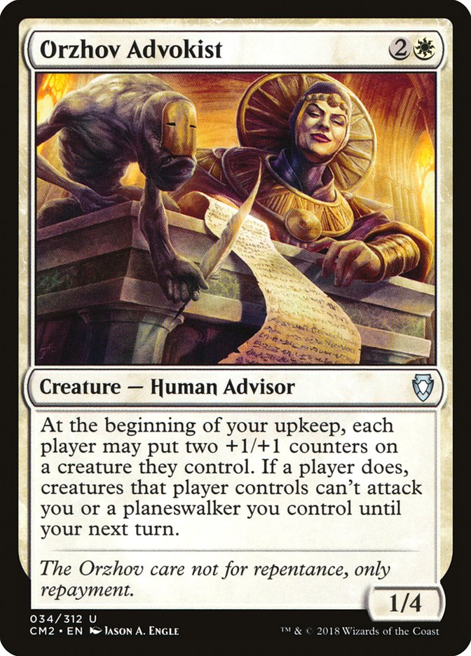 Orzhov Advokist [Commander Anthology Volume II] - Magic: The Gathering - Card Brawlers | Quebec | Canada |