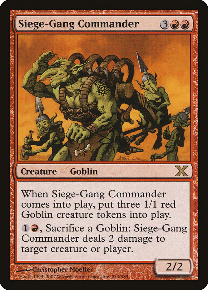Siege-Gang Commander [Tenth Edition] - Magic: The Gathering - Card Brawlers | Quebec | Canada |