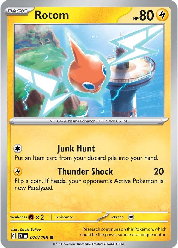 Rotom (070/198) [Scarlet & Violet: Base Set] - Pokémon - Card Brawlers | Quebec | Canada |