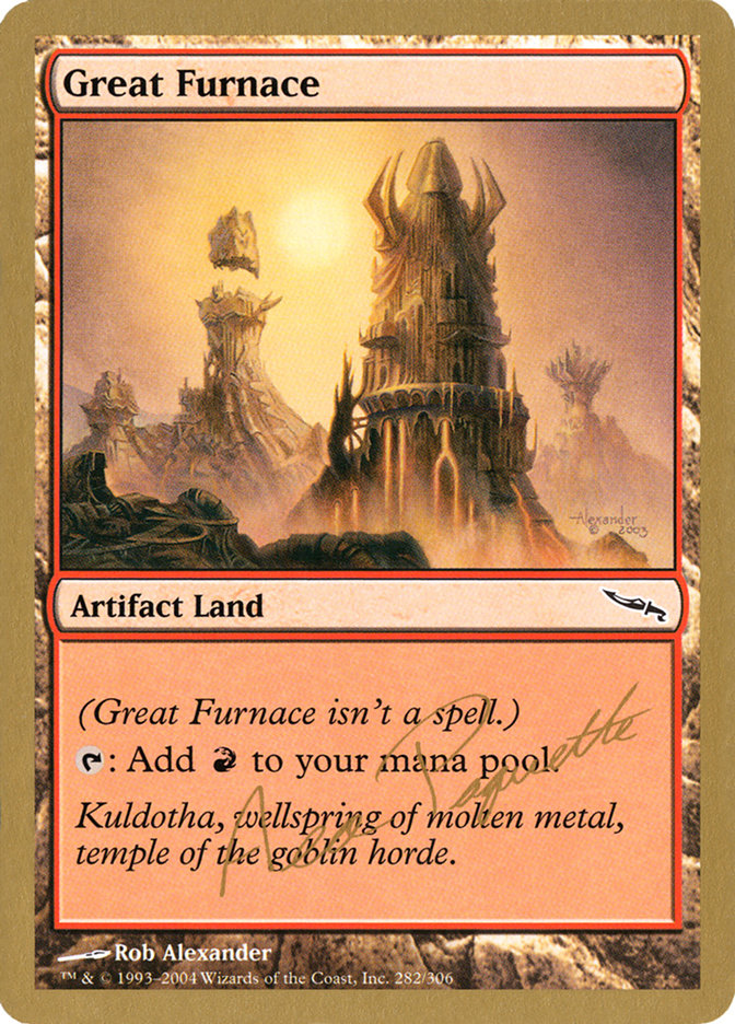 Great Furnace (Aeo Paquette) [World Championship Decks 2004] - Magic: The Gathering - Card Brawlers | Quebec | Canada |