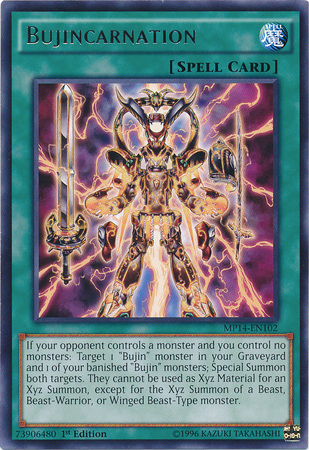 Bujincarnation [MP14-EN102] Rare - Yu-Gi-Oh! - Card Brawlers | Quebec | Canada |