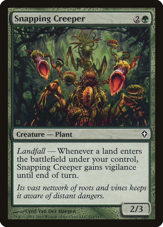 Snapping Creeper [Worldwake] - Magic: The Gathering - Card Brawlers | Quebec | Canada |