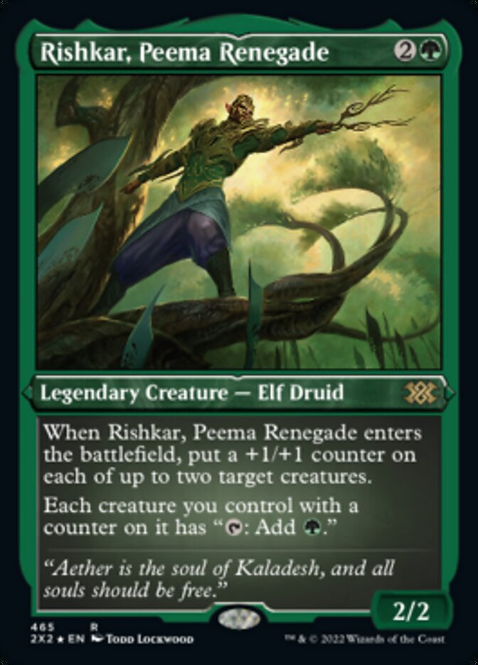 Rishkar, Peema Renegade (Foil Etched) [Double Masters 2022] - Magic: The Gathering - Card Brawlers | Quebec | Canada |