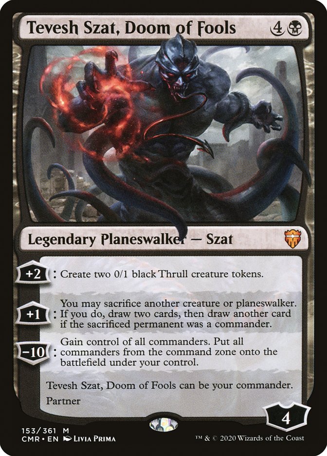Tevesh Szat, Doom of Fools [Commander Legends] - Magic: The Gathering - Card Brawlers | Quebec | Canada |