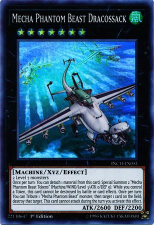 Mecha Phantom Beast Dracossack [INCH-EN051] Super Rare - Yu-Gi-Oh! - Card Brawlers | Quebec | Canada |