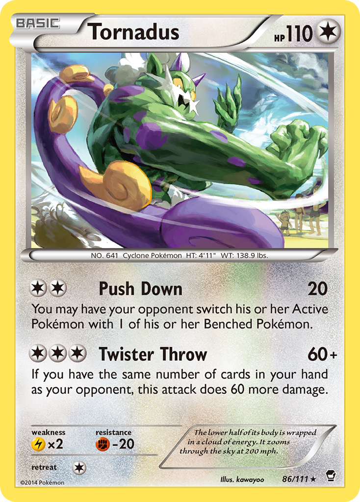 Tornadus (86/111) [XY: Furious Fists] - Pokémon - Card Brawlers | Quebec | Canada |