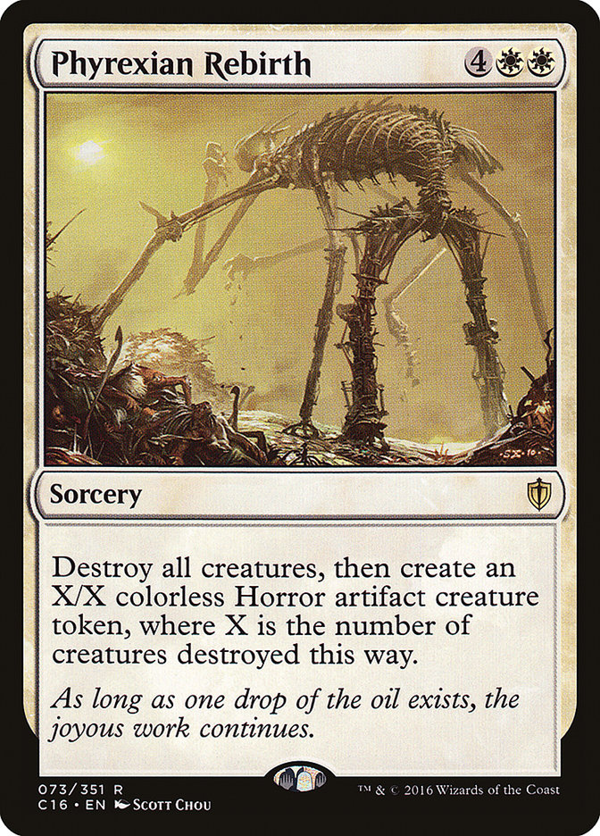 Phyrexian Rebirth [Commander 2016] - Magic: The Gathering - Card Brawlers | Quebec | Canada |