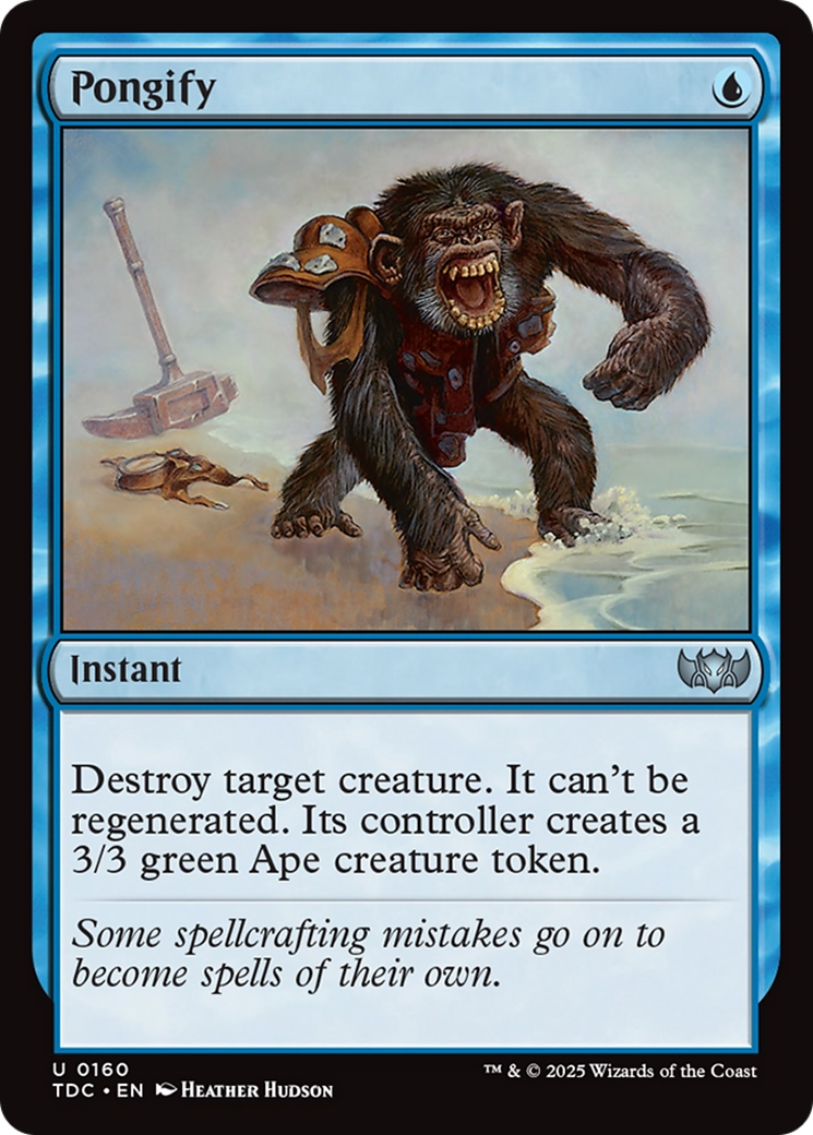 Pongify [Tarkir: Dragonstorm Commander] - Magic: The Gathering - Card Brawlers | Quebec | Canada |