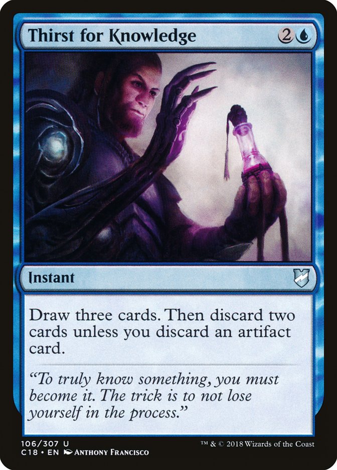 Thirst for Knowledge [Commander 2018] - Magic: The Gathering - Card Brawlers | Quebec | Canada |