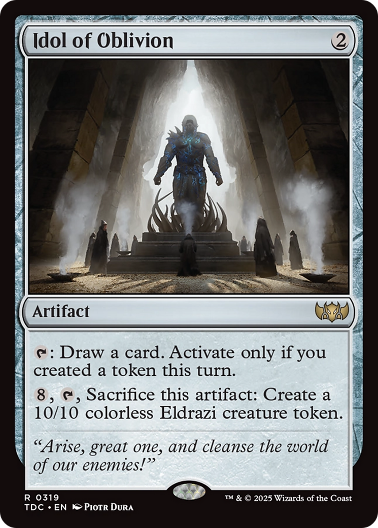 Idol of Oblivion [Tarkir: Dragonstorm Commander] - Magic: The Gathering - Card Brawlers | Quebec | Canada |