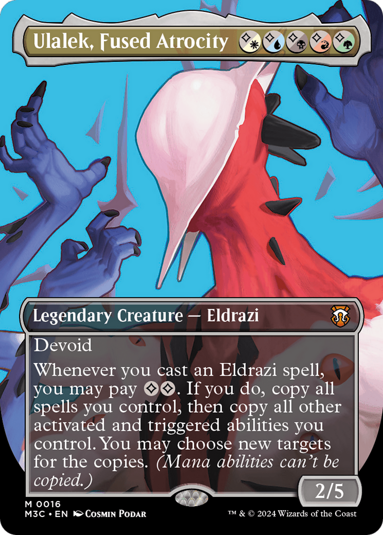 Ulalek, Fused Atrocity (Borderless) [Modern Horizons 3 Commander] - Magic: The Gathering - Card Brawlers | Quebec | Canada |