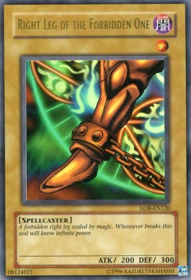 Right Leg of the Forbidden One [LOB-EN120] Ultra Rare - Yu-Gi-Oh! - Card Brawlers | Quebec | Canada |