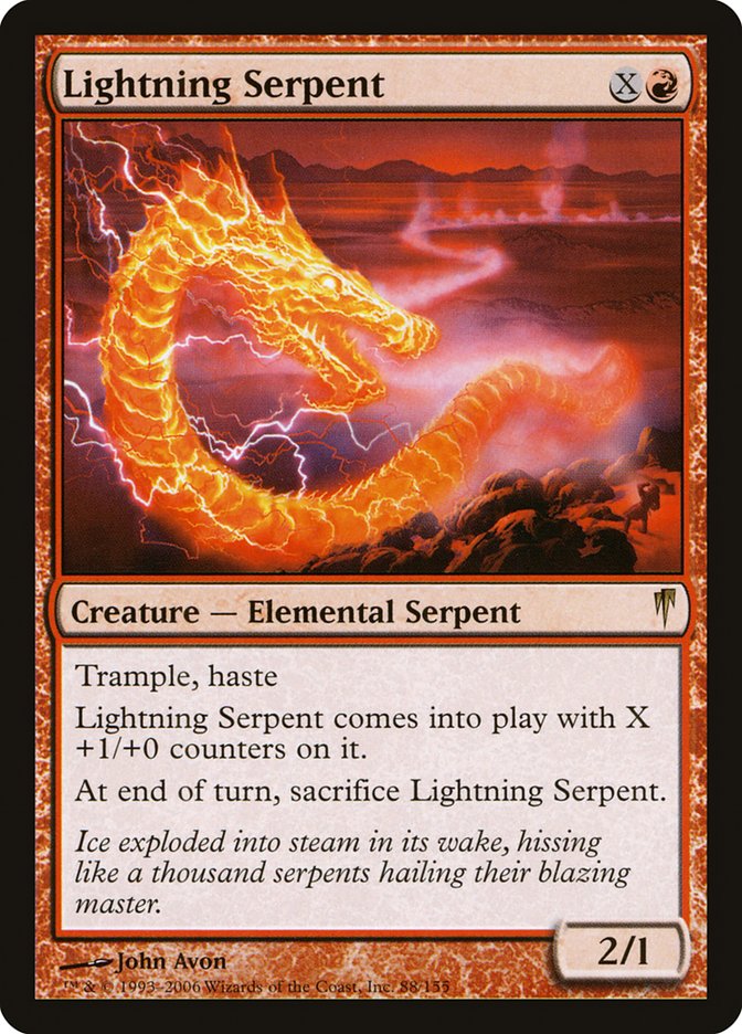 Lightning Serpent [Coldsnap] - Magic: The Gathering - Card Brawlers | Quebec | Canada |