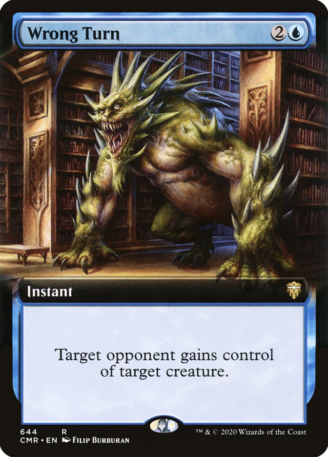 Wrong Turn (Extended Art) [Commander Legends] - Magic: The Gathering - Card Brawlers | Quebec | Canada |