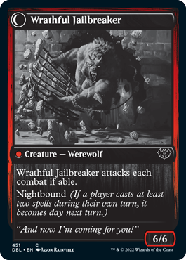 Weary Prisoner // Wrathful Jailbreaker [Innistrad: Double Feature] - Magic: The Gathering - Card Brawlers | Quebec | Canada |