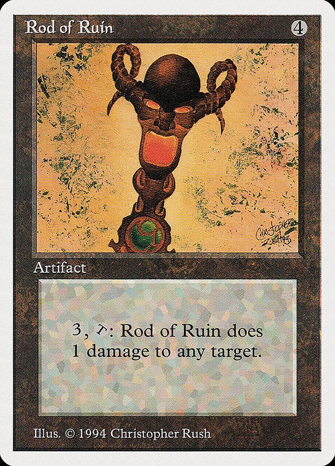 Rod of Ruin [Summer Magic / Edgar] - Magic: The Gathering - Card Brawlers | Quebec | Canada |