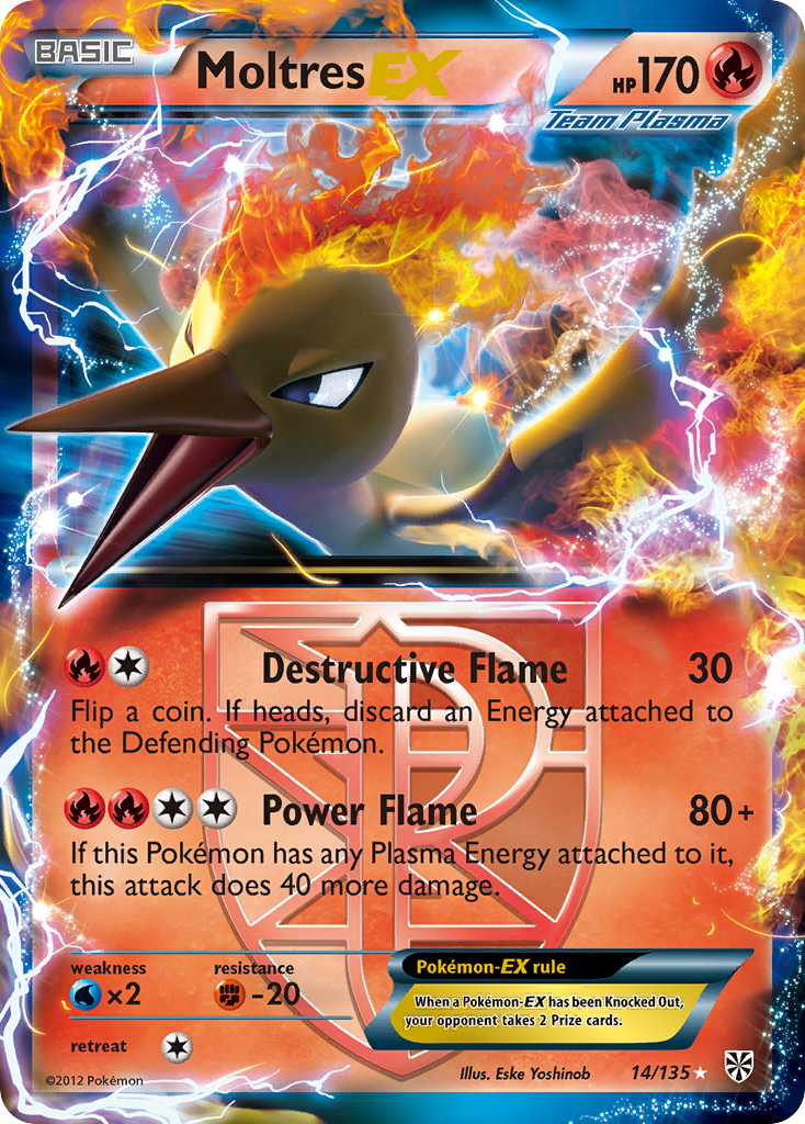 Moltres EX (14/135) [Black & White: Plasma Storm] - Pokémon - Card Brawlers | Quebec | Canada |