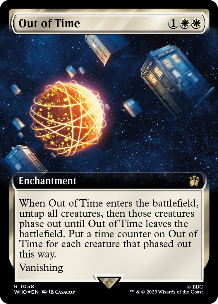 Out of Time (Extended Art) (Surge Foil) [Doctor Who] - Magic: The Gathering - Card Brawlers | Quebec | Canada |