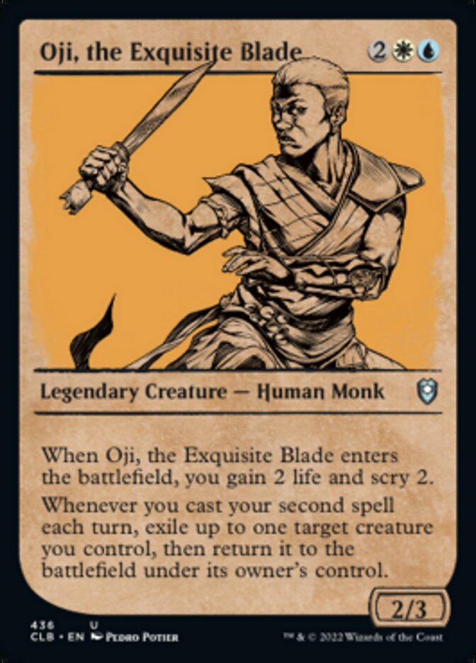Oji, the Exquisite Blade (Showcase) [Commander Legends: Battle for Baldur's Gate] - Magic: The Gathering - Card Brawlers | Quebec | Canada |