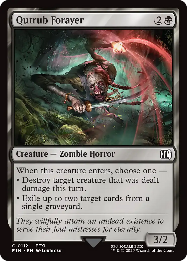 Qutrub Forayer [FINAL FANTASY] - Magic: The Gathering - Card Brawlers | Quebec | Canada |