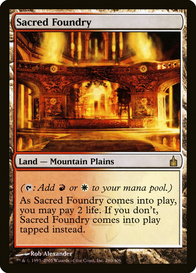 Sacred Foundry [Ravnica: City of Guilds] - Magic: The Gathering - Card Brawlers | Quebec | Canada |