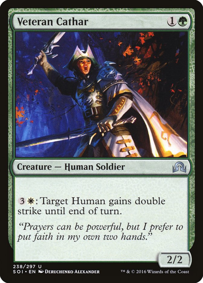 Veteran Cathar [Shadows over Innistrad] - Magic: The Gathering - Card Brawlers | Quebec | Canada |