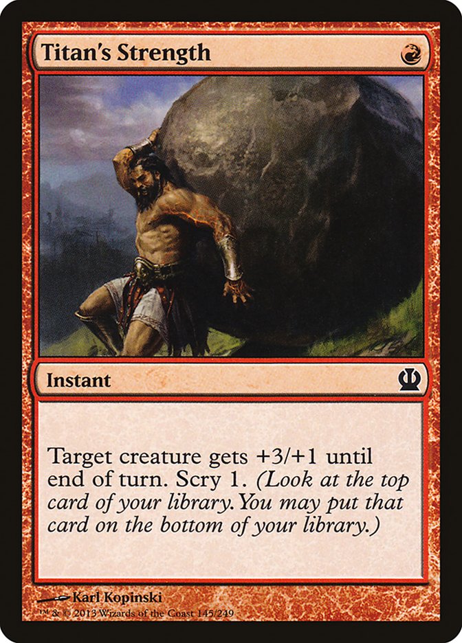 Titan's Strength [Theros] - Magic: The Gathering - Card Brawlers | Quebec | Canada |