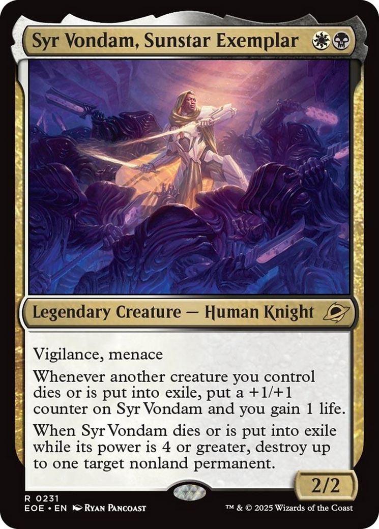 Syr Vondam, Sunstar Exemplar [Edge of Eternities] - Magic: The Gathering - Card Brawlers | Quebec | Canada |