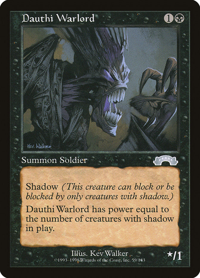Dauthi Warlord [Exodus] - Magic: The Gathering - Card Brawlers | Quebec | Canada |