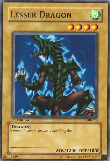 Lesser Dragon [LOB-113] Common - Yu-Gi-Oh! - Card Brawlers | Quebec | Canada |