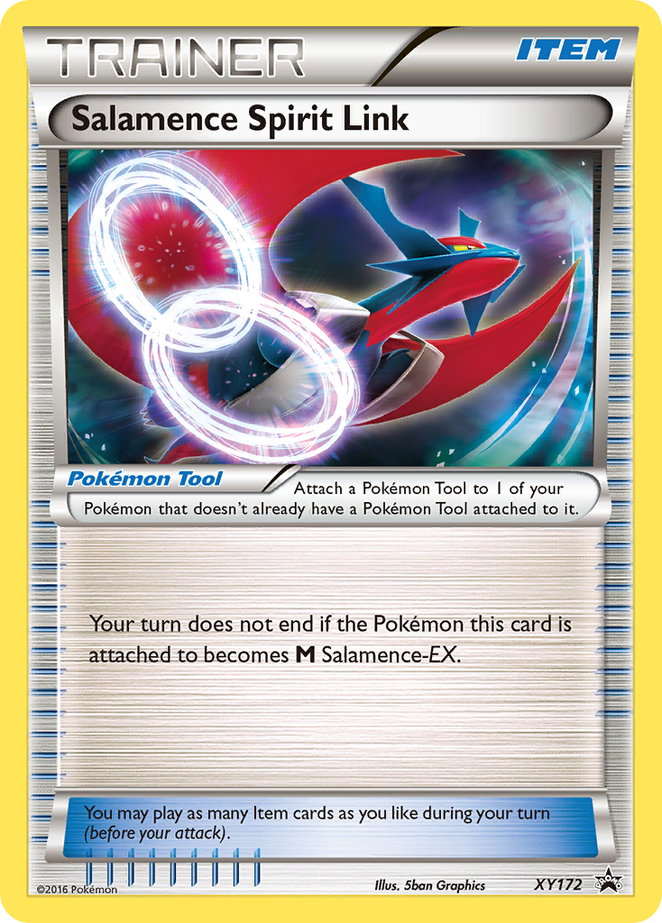Salamence Spirit Link (XY172) [XY: Black Star Promos] - Pokémon - Card Brawlers | Quebec | Canada |