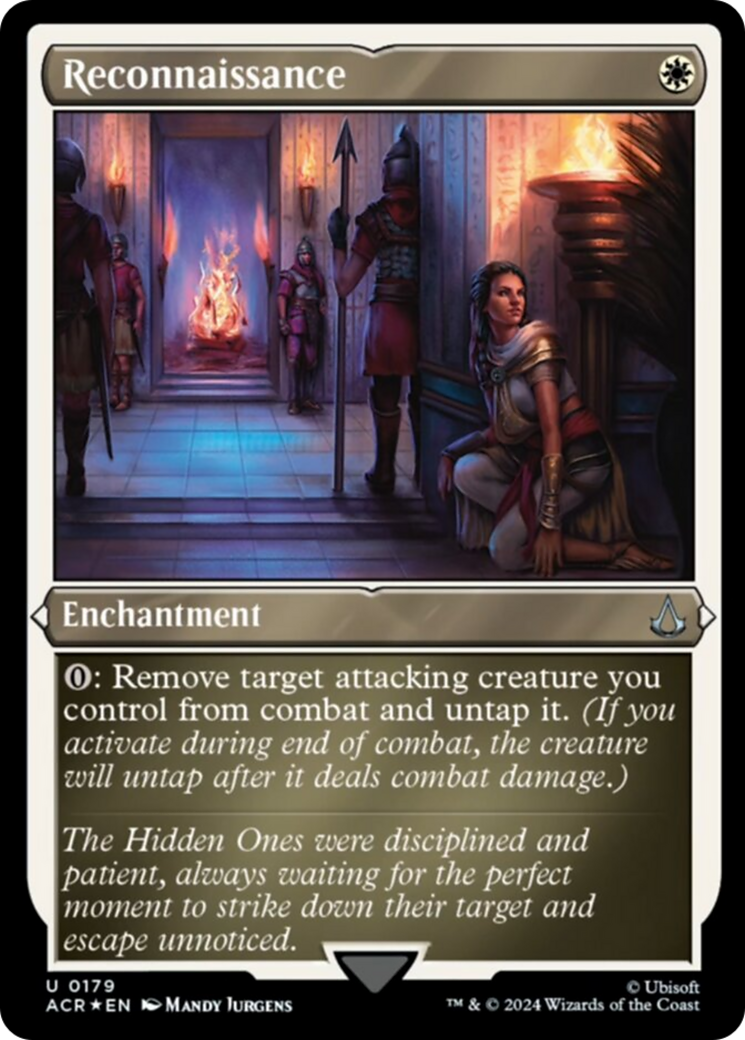 Reconnaissance (Foil Etched) [Assassin's Creed] - Magic: The Gathering - Card Brawlers | Quebec | Canada |