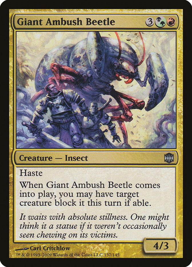 Giant Ambush Beetle [Alara Reborn] - Magic: The Gathering - Card Brawlers | Quebec | Canada |