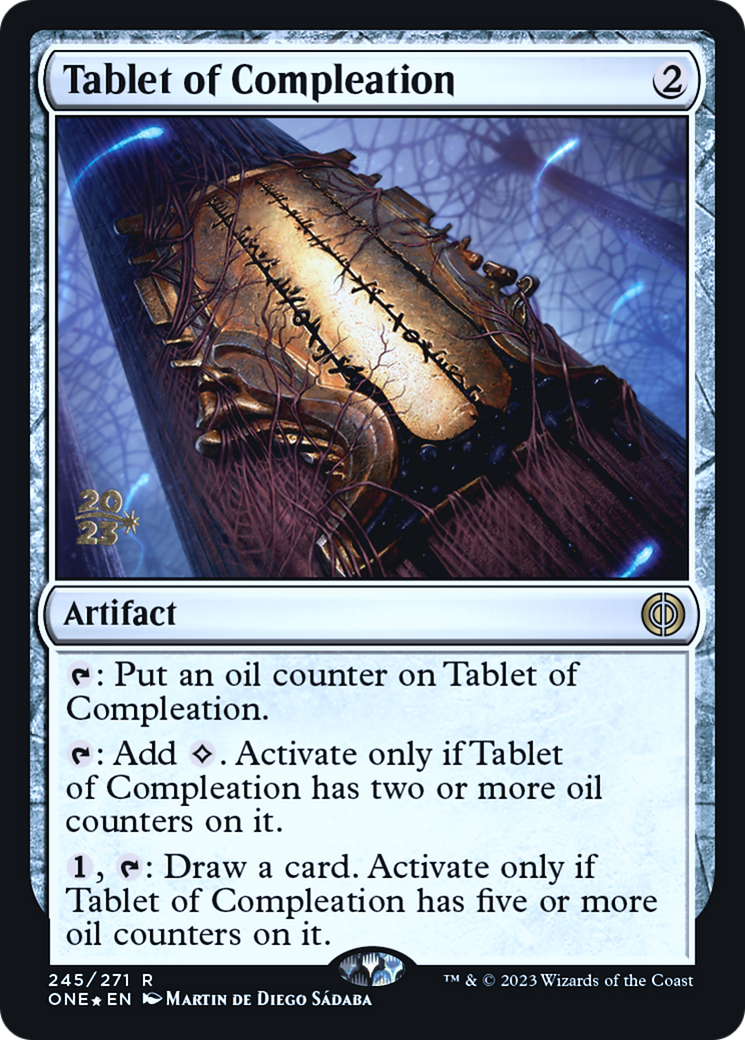 Tablet of Compleation [Phyrexia: All Will Be One Prerelease Promos] - Magic: The Gathering - Card Brawlers | Quebec | Canada |
