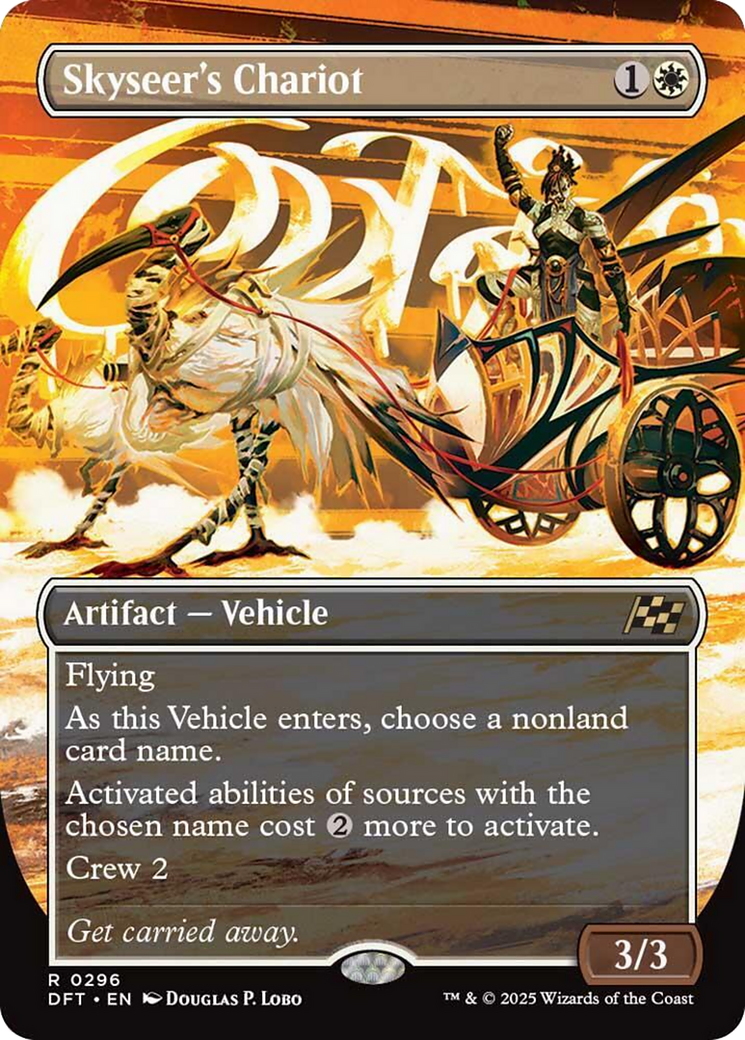 Skyseer's Chariot (Borderless) [Aetherdrift] - Magic: The Gathering - Card Brawlers | Quebec | Canada |