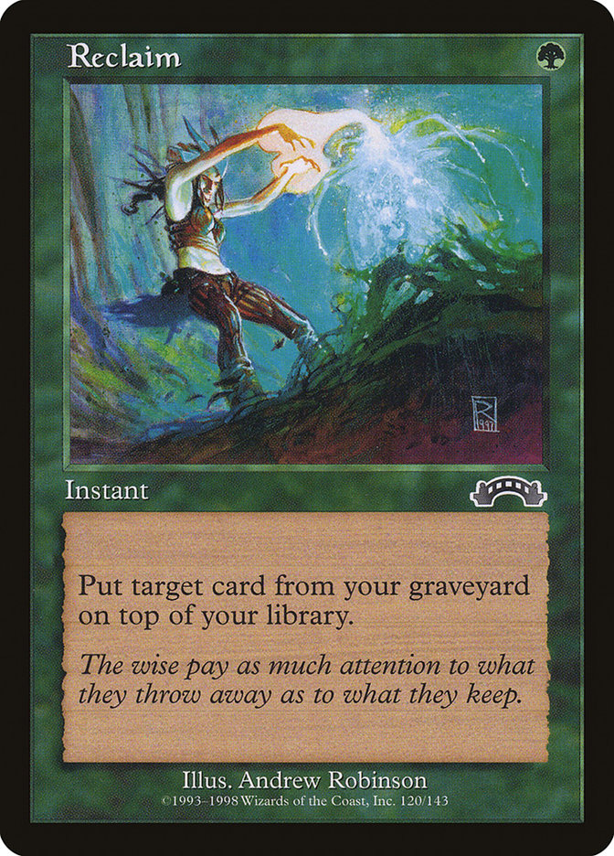 Reclaim [Exodus] - Magic: The Gathering - Card Brawlers | Quebec | Canada |