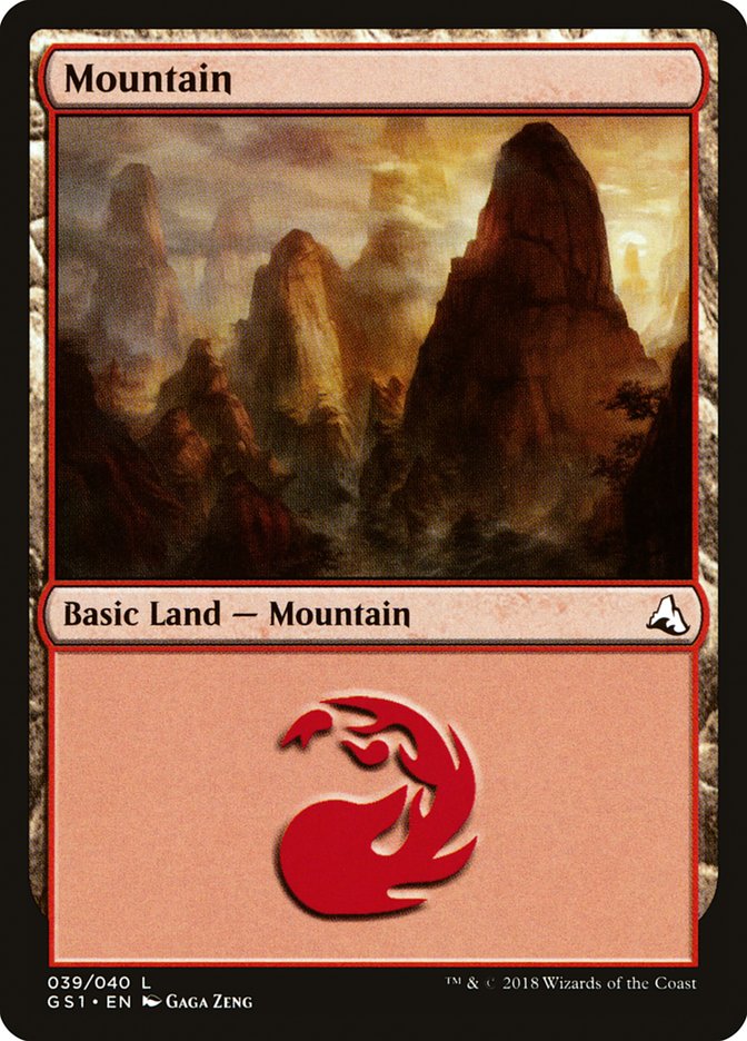 Mountain (39) [Global Series Jiang Yanggu & Mu Yanling] - Magic: The Gathering - Card Brawlers | Quebec | Canada |