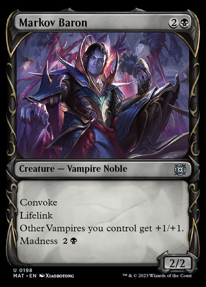 Markov Baron (Showcase Halo Foil) [March of the Machine: The Aftermath] - Magic: The Gathering - Card Brawlers | Quebec | Canada |