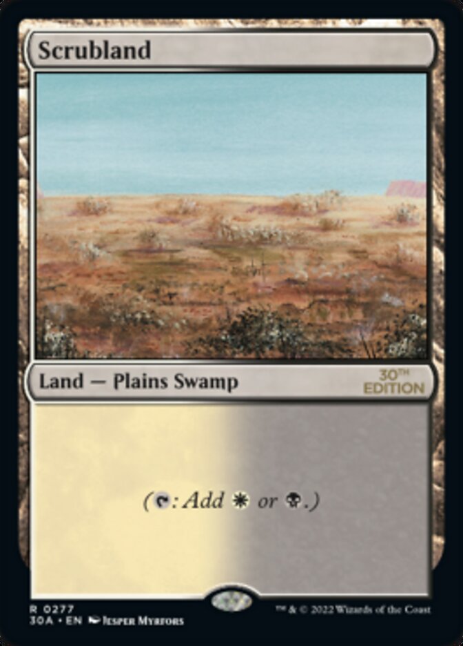 Scrubland [30th Anniversary Edition] - Magic: The Gathering - Card Brawlers | Quebec | Canada |