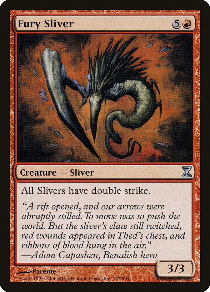 Fury Sliver [Time Spiral] - Magic: The Gathering - Card Brawlers | Quebec | Canada |