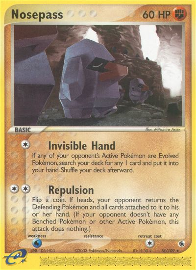 Nosepass (18/109) [EX: Ruby & Sapphire] - Pokémon - Card Brawlers | Quebec | Canada |