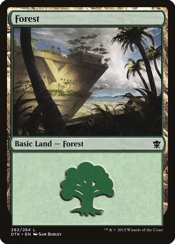 Forest (262) [Dragons of Tarkir] - Magic: The Gathering - Card Brawlers | Quebec | Canada |