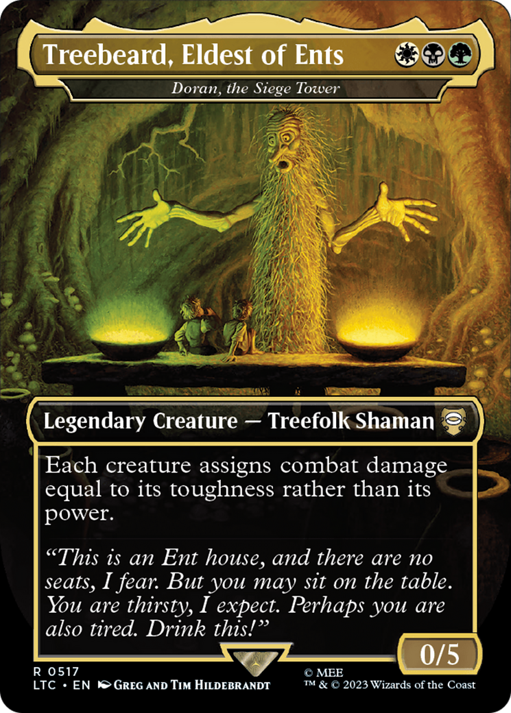 Treebeard, Eldest of Ents - Doran, the Siege Tower (Borderless) [The Lord of the Rings: Tales of Middle-Earth Commander] - Magic: The Gathering - Card Brawlers | Quebec | Canada |