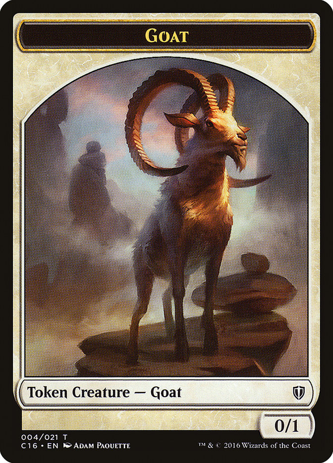 Goat // Thopter Double-Sided Token [Commander 2016 Tokens] - Magic: The Gathering - Card Brawlers | Quebec | Canada |
