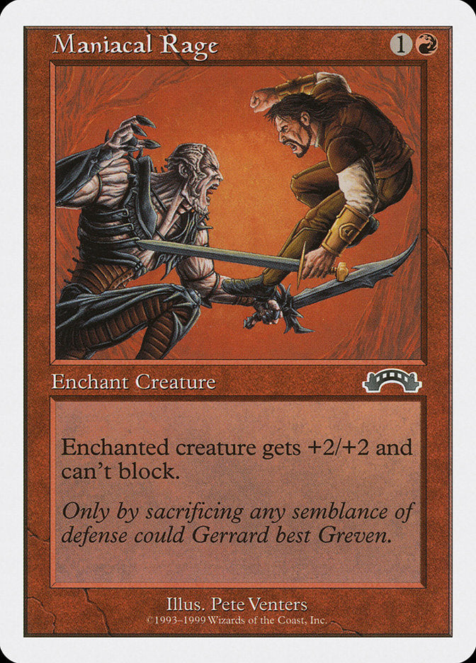 Maniacal Rage [Battle Royale] - Magic: The Gathering - Card Brawlers | Quebec | Canada |
