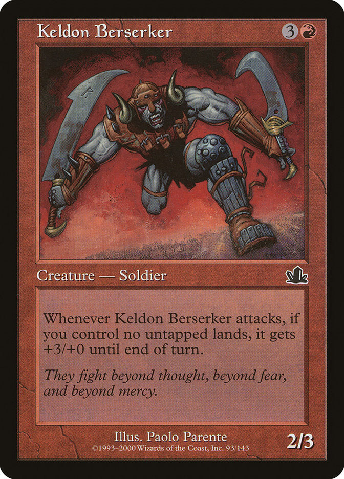 Keldon Berserker [Prophecy] - Magic: The Gathering - Card Brawlers | Quebec | Canada |