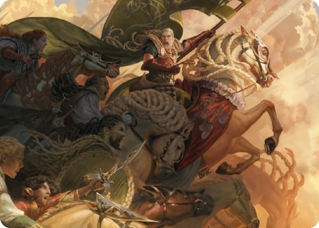 Marshal's Anthem Art Card [The Lord of the Rings: Tales of Middle-earth Art Series] - Magic: The Gathering - Card Brawlers | Quebec | Canada |