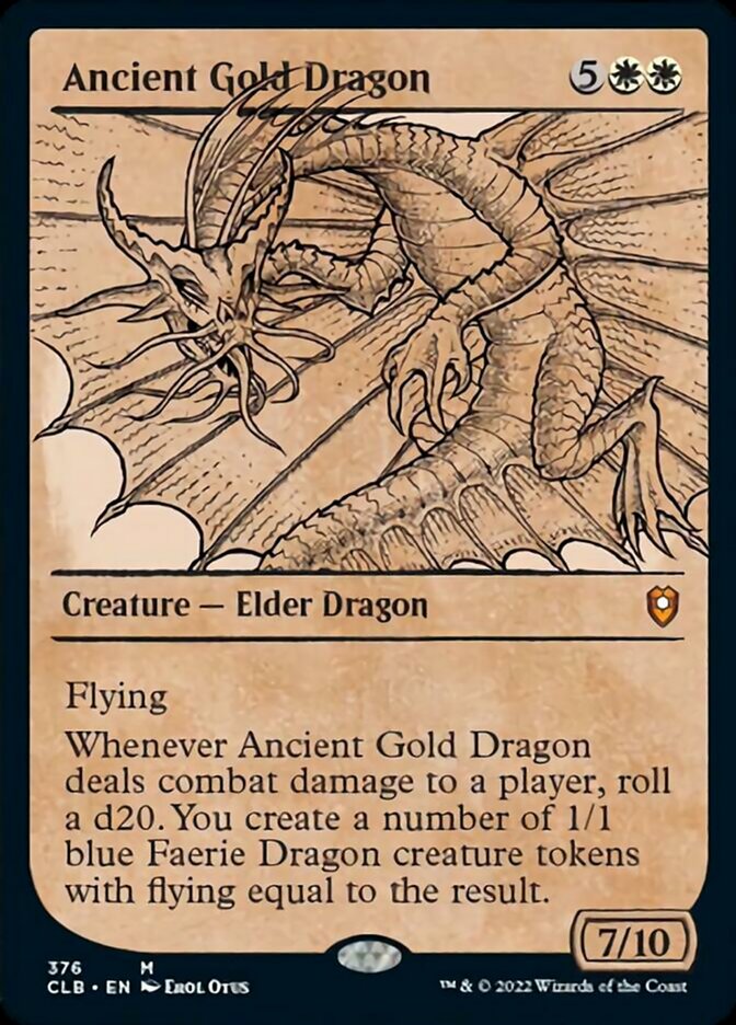 Ancient Gold Dragon (Showcase) [Commander Legends: Battle for Baldur's Gate] - Magic: The Gathering - Card Brawlers | Quebec | Canada |