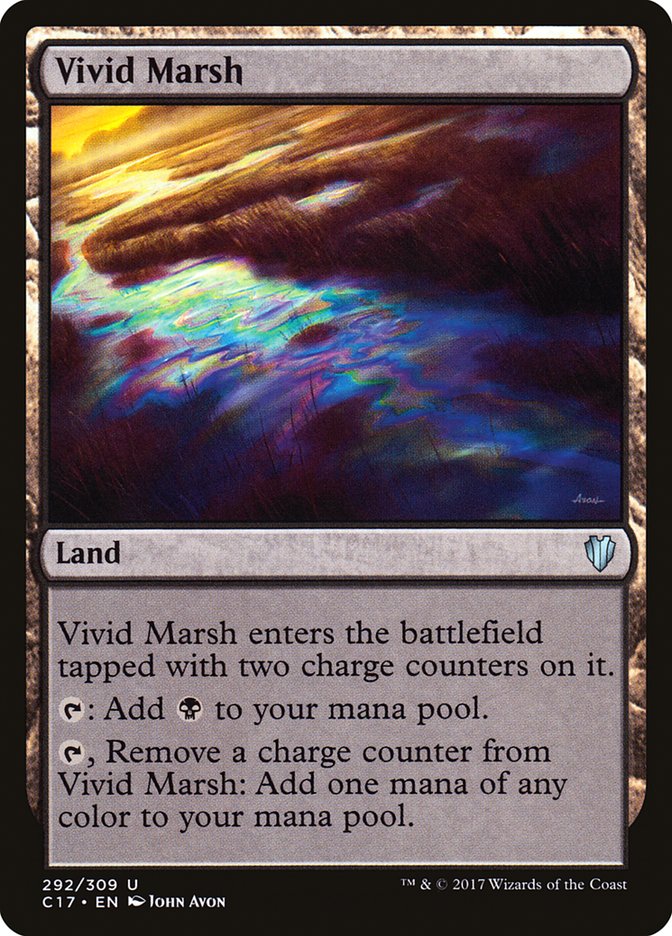 Vivid Marsh [Commander 2017] - Magic: The Gathering - Card Brawlers | Quebec | Canada |